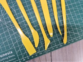 Set 6 herramientas plasticas para ceramica 
